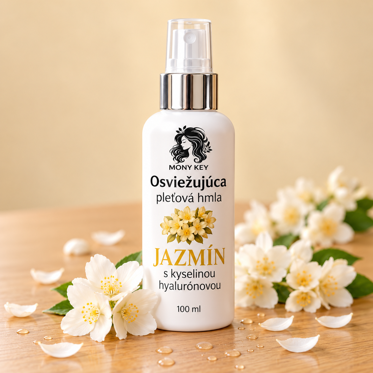 Osviežujúca pleťová hmla Jazmín 100ml | Mony Key