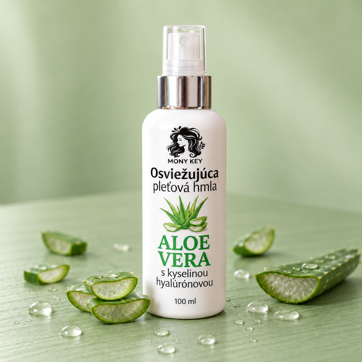 Osviežujúca pleťová hmla Aloe vera 100ml | Mony Key