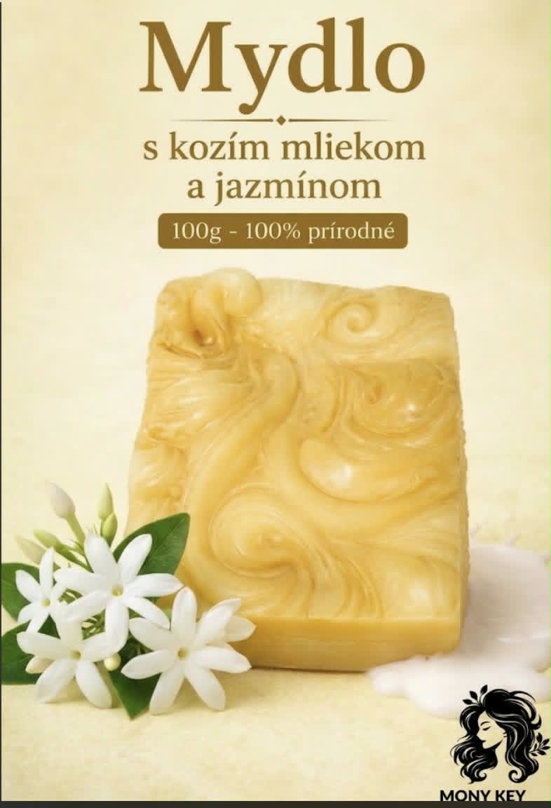 Mydlo s kozím mliekom jazmín 100g - 100% prírodné